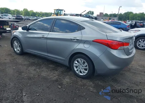 2012 Hyundai Elantra Gls (Ulsan Plant) from USA, damaged, VIN KMHDH4AE6CU278471